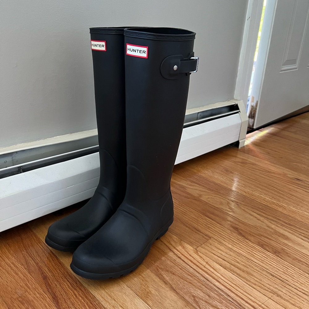 Hunter tall rain boots